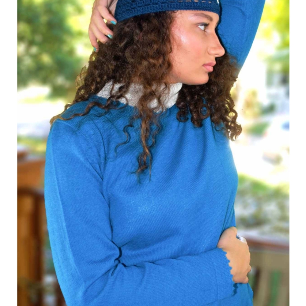 Trish 100% alpaca light sweater weather Size:S NWT